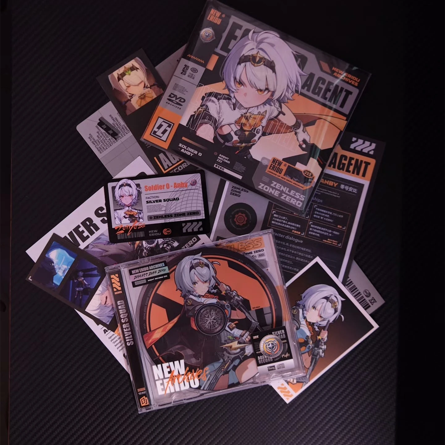 لعبة Zenless Zone Zero Soldier 0 Anby Music CD Tanezaki Atsumi OST ألبوم Music Record Cosplay Story Image DVD Soundtracks Box