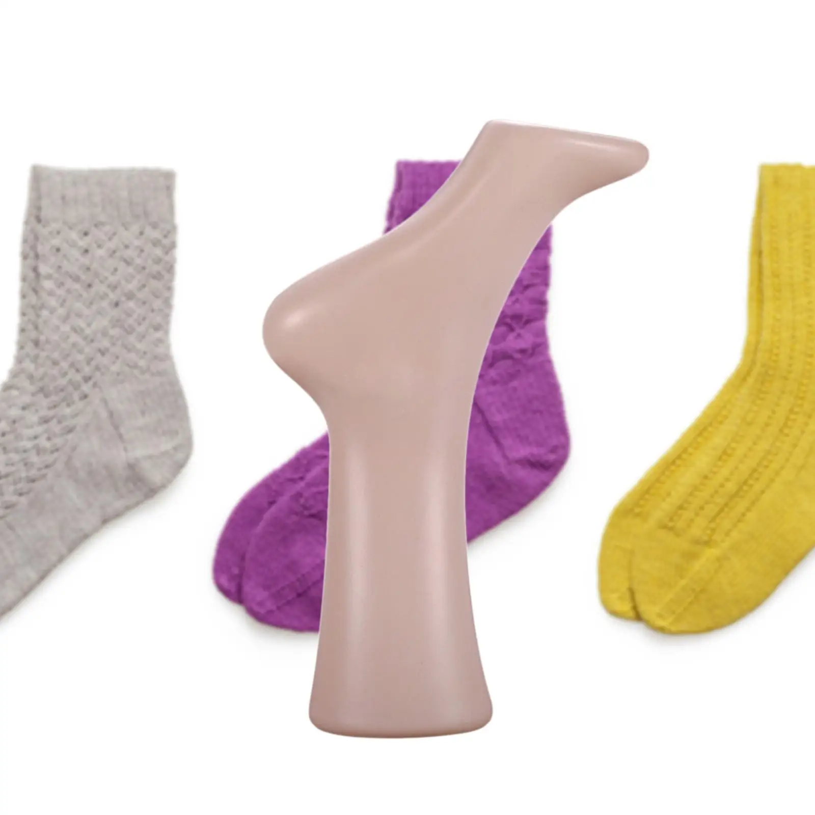 Female Mannequin Foot Holder Short Stocking Display for Slippers Chains Home