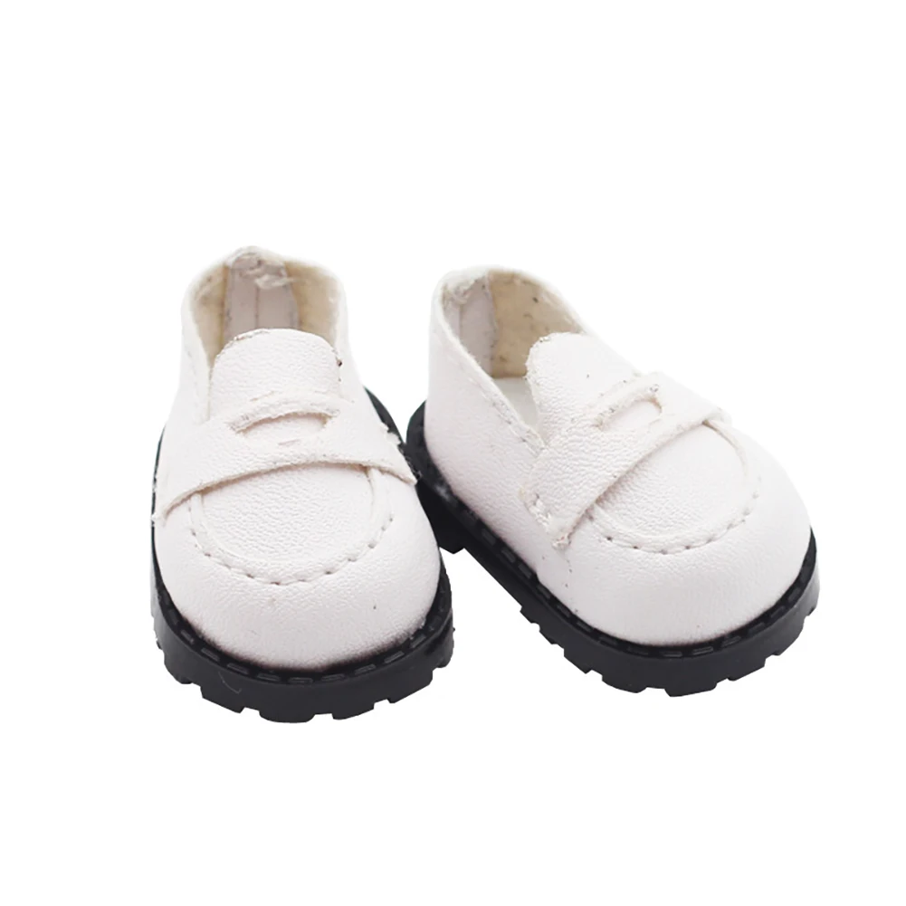 3.8cm Leather PU Shoes Cotton Dolls Shoes Boots Toys Casual Sports Shoes DIY Doll Accessories Doll Toys for 17cm LABUBU