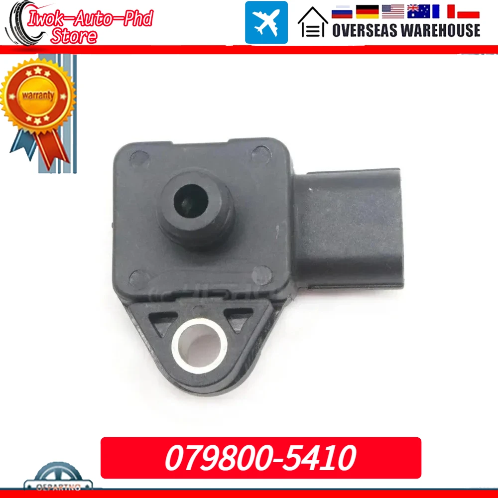 079800-5410 Manifold Absolute Turbo Boost Pressure Map Sensor For Honda Accord Civic CR-V Element Odyssey For Acura MDX TSX RSX
