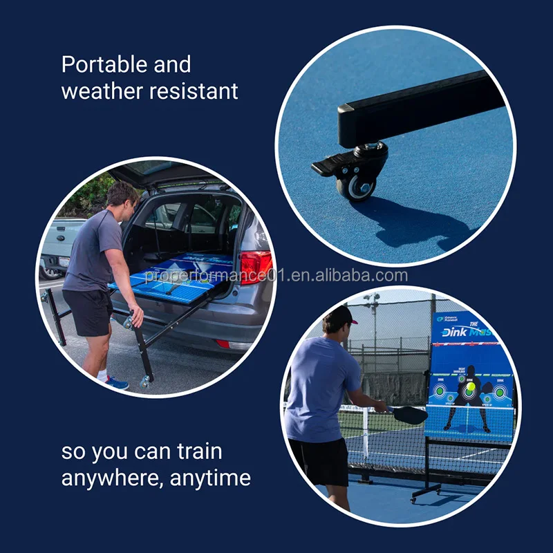 ZJW STLF Personalización de alta calidad Fábrica Venta al por mayor Pickleball Entrenamiento Dink Pad y rebote |   Bola de pared polaca y transforma Fi