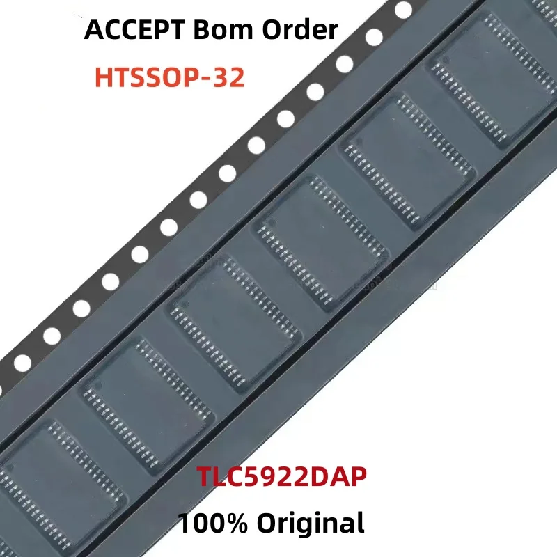 

5PCS 100% New TLC5922DAP TLC5947DAP TLC5921DAPR HTSSOP-32 Brand New Original Chips ic