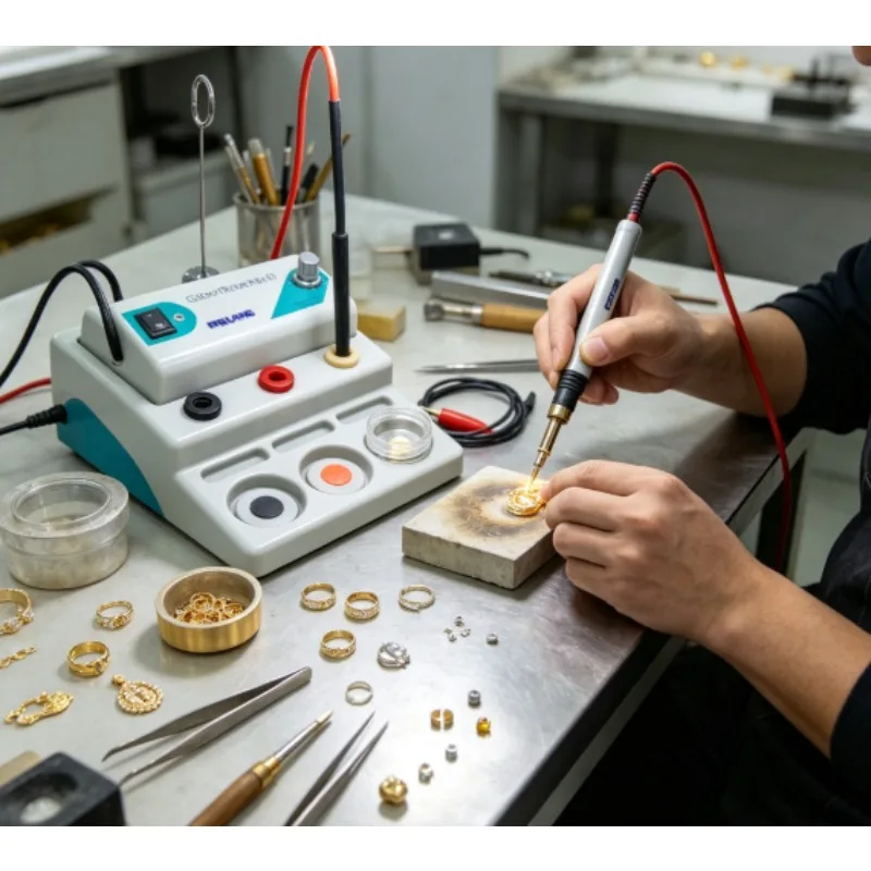 220V Rhodinette Pen Electroplating System Gold Silver Plating Machine Jewelry Electroplater Tool for Goldsmith Jewelers
