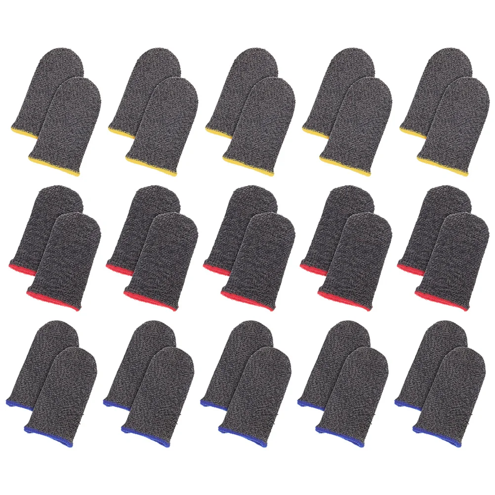 

Sweat-Resistant Finger Sleeves Anti-Slip Gaming Finger Covers Breathable Comfortable For Mobile Phone Screen Game