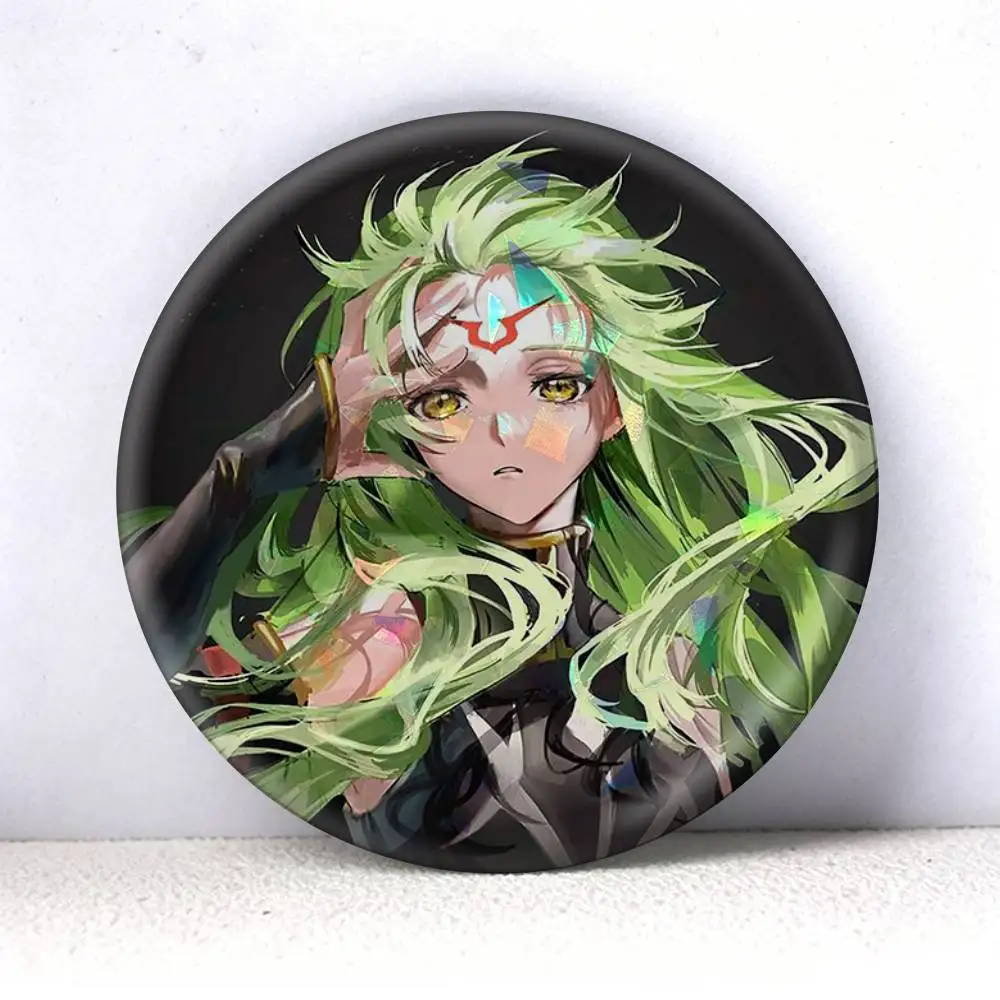 Code Geass Anime CC  75mm 58mm 44mm 25mm Brooch Backpack Hat Pins Accessories Toys Badge