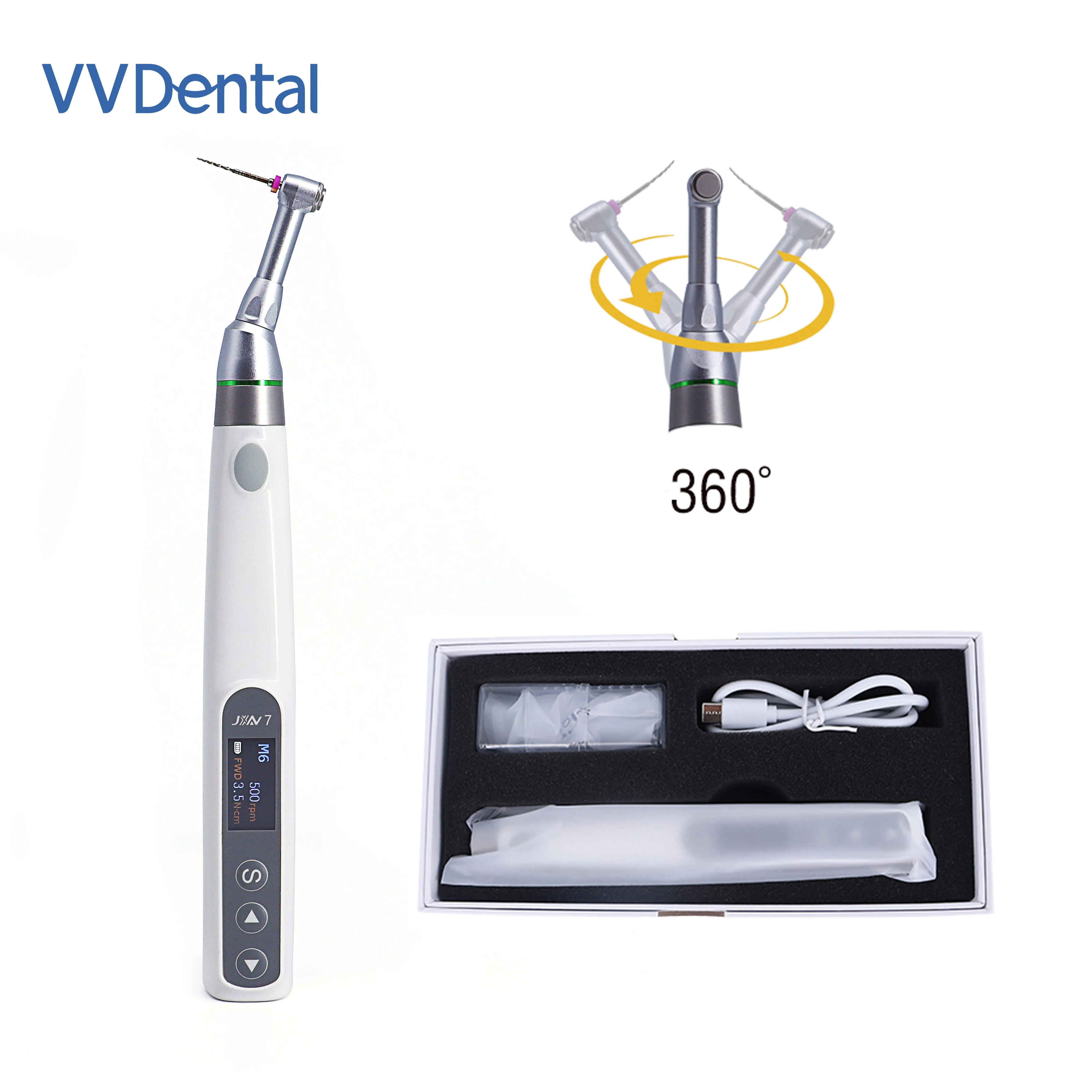 VVDental Dental Smart Endo Motor Wireless with LED Light Endomotor Root Canal Treatment Machine Dentist Equipment