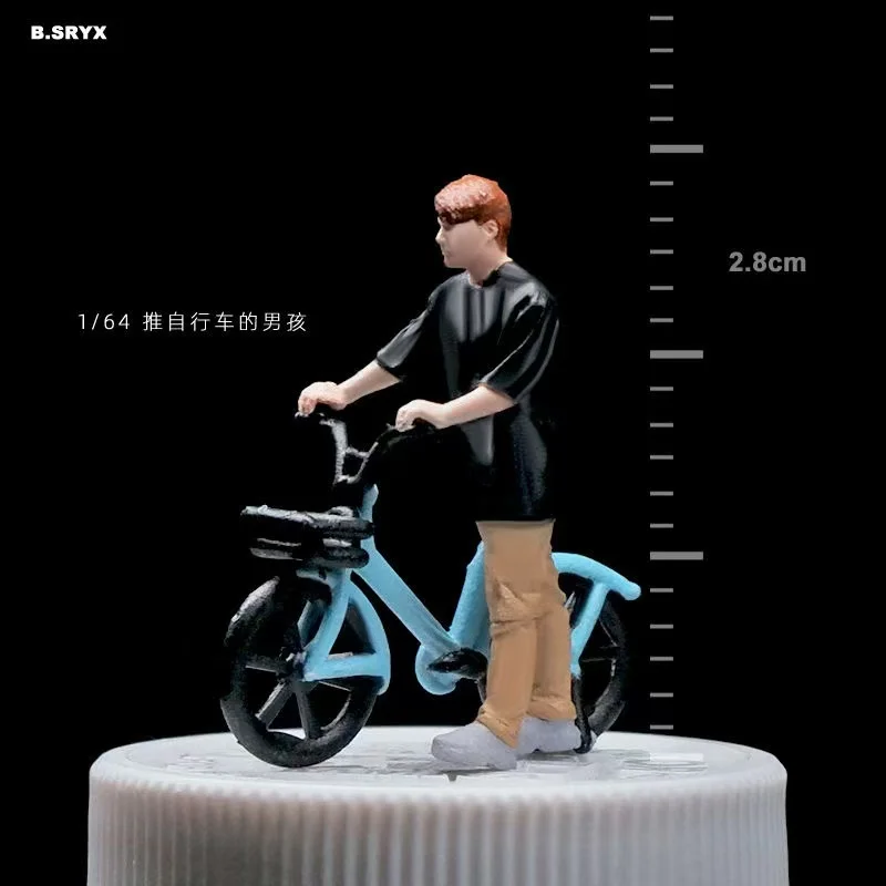 

1:64 миниатюрные различные красочные кукольные модели сцен для сборки песочных сцен для украшения украшения персонажей