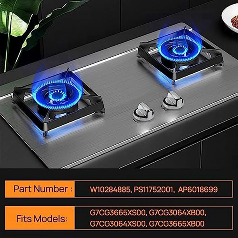 1PCS For W10284885 Gas Stove Oven Stove Knob Switch Replacement Parts AP6018699 2 In*2 In Heating, Cooling & Vents