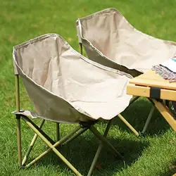 Portable Folding Camping Chair Waterproof Oxford Cloth Lightweight Tourist Chairs Carbon Steel Fishing Chair Outdoor Furniture