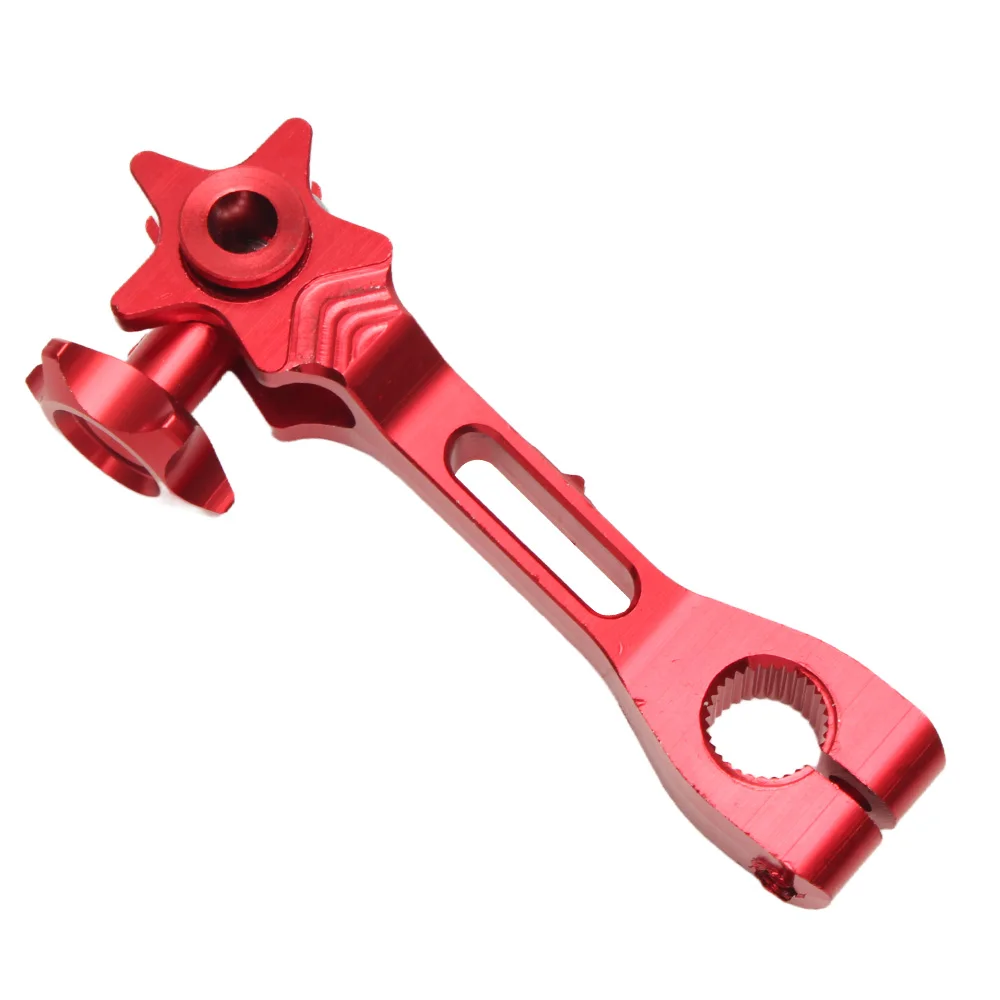 Motorcycle Rear Brake Rocker Arm CNC Adjustable Tension Lever Motorbike Pit Dirt Bike ATV Universal Modification Part Accessory