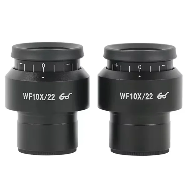 

Discount 2PCS WF10X/22 Microscope Wide Angle Eyepiece Ocular Eyepoint Lens Adjustable Field 30mm Widefield Microscope Eyepiece