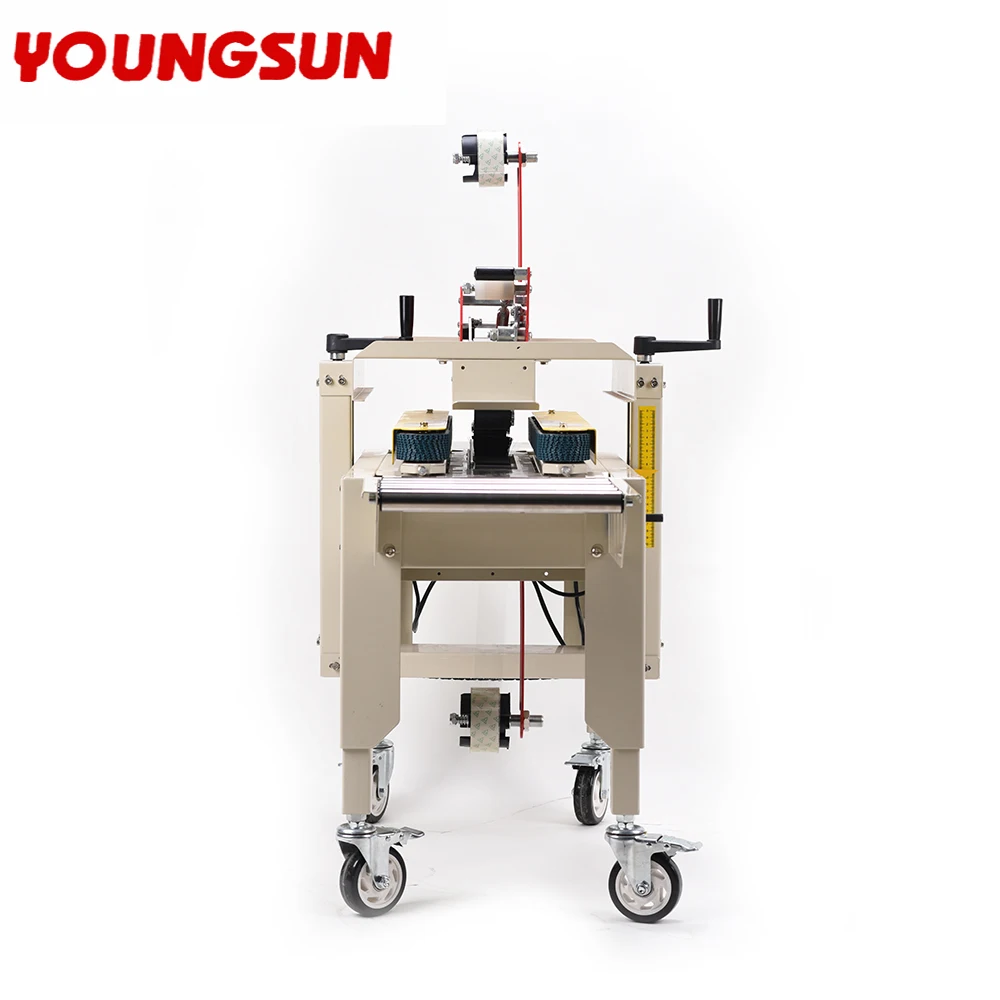 young sun FXC-2020 Automatic Box Carton Taping Sealing Packing Machine Tape Case Sealer Carton Sealing Machine Case Box Sealer 6