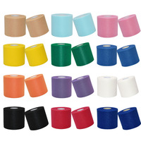 2 Rolls 20/27M SPORT TAPE Colorful Soft Foam Underwrap Wrap Sports Tape Thin Non-Adhesive Hypoallergenic Protective Foam Wrap