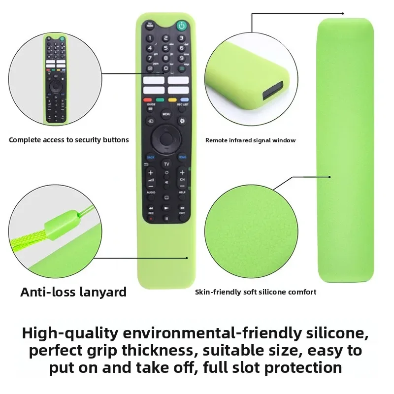Shockproof Anti-Scratch Silicone Case，Full Wrap Anti-Drop Protective Skin For SONY RMF TX500P 500U 500E 600U 600E 600P Remote