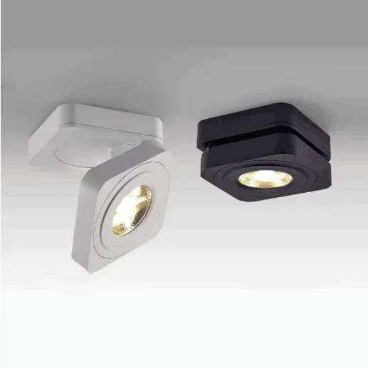 

Folding COB LED Downlights Surface Mounted Led CeilingLampsSpot Light Degree Rotation Downlightskinkiet ściennywandlampe indoor