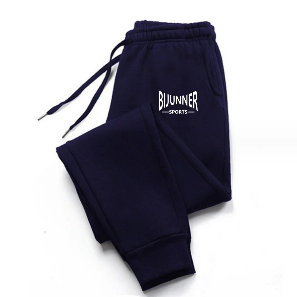 Running Pants Sweatpants Printed Daily Winter Fleece Jogging Bottoms Outdoor Basics Sports Trinning Casual all-match Pants