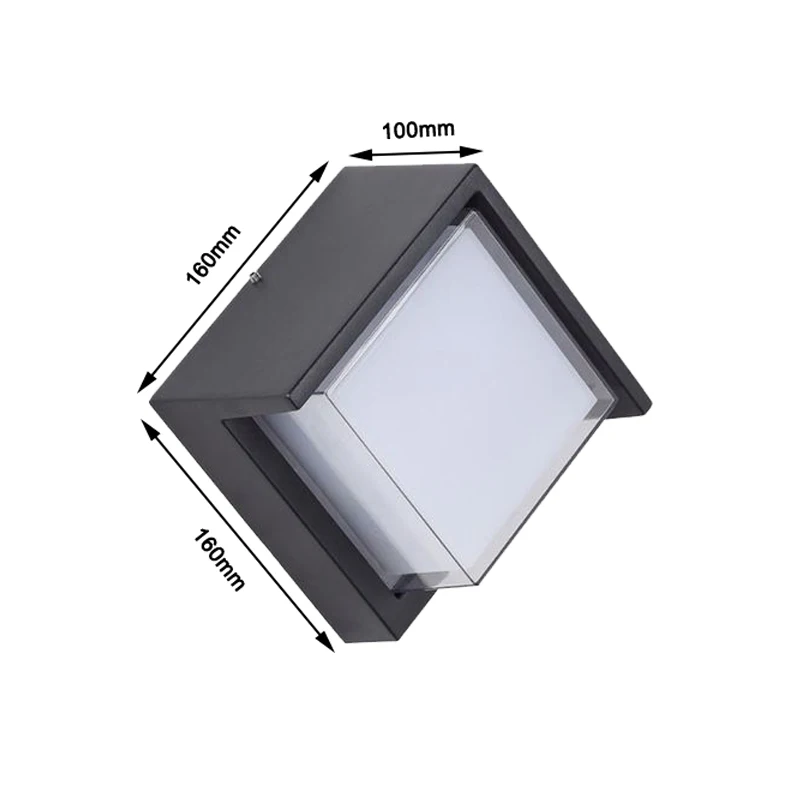 Imagem -06 - Alumínio Moderna Impermeável Led Garden Lamp Decoração de Parede ao ar Livre Tuya Smart Home App Controlado Rgbw Ip65 Wall Sconce 85265v