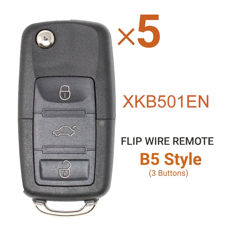 Car Remote Key Universal Wire XKB501EN 3 Buttons For Xhorse For VW B5 Type For VVDI Key Tool