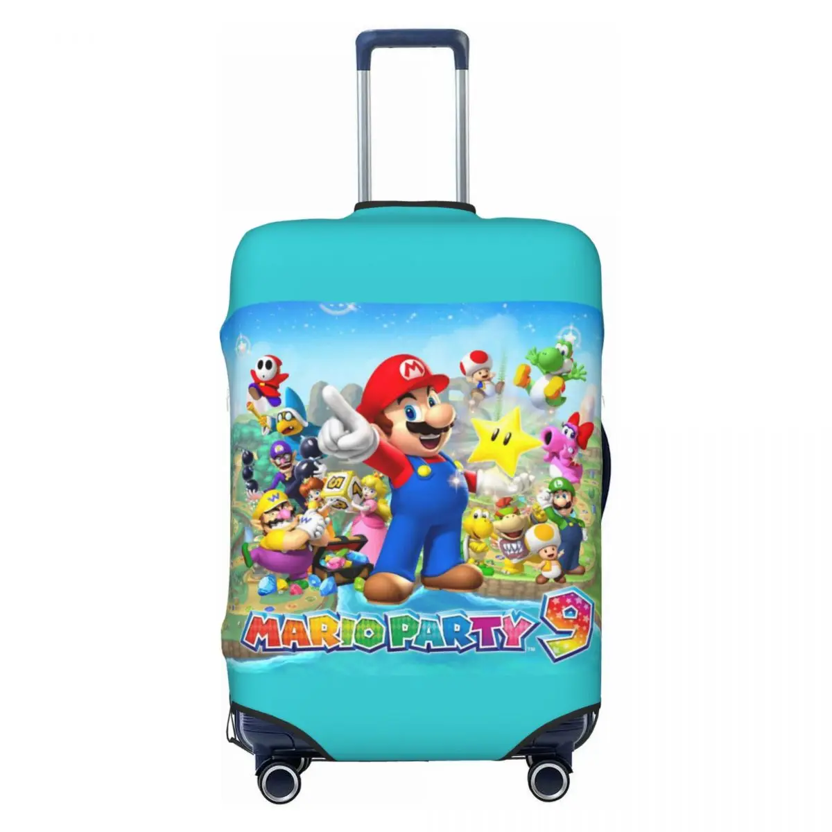 

Чехол для багажа с мультяшной игрой Luigi Bors Marios, эластичный дорожный чемодан, защитные чехлы, костюм для 18-32 дюймов