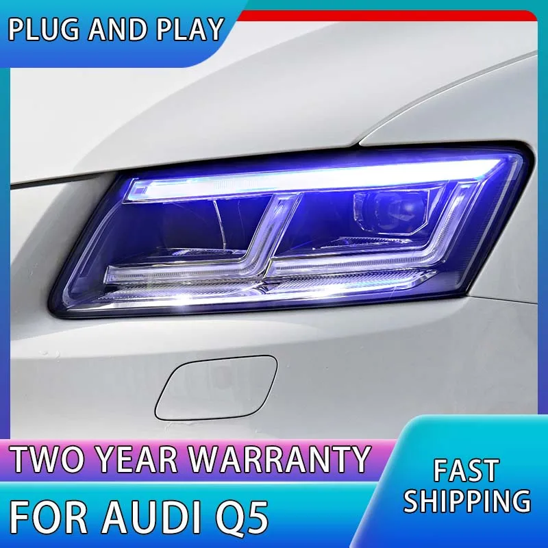 Car Styling Tail Lamp for Audi Q5 2008-2018 LED headlight for Audi Q5 LED headlamp Auto assembly