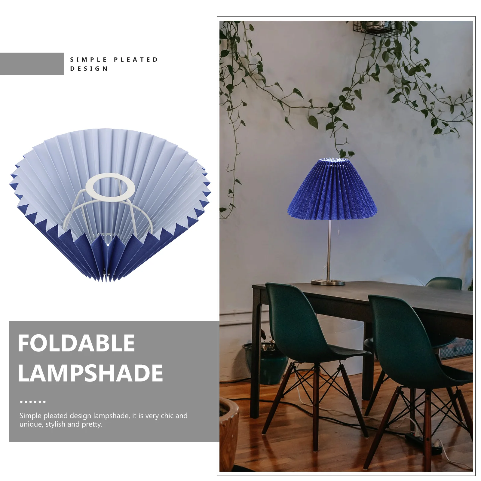 

1pc Modern Pleated Durable Cover Home Decor Wall Ceiling Light Lamp Decor Shade Bedroom Light Cover Gift Accessory