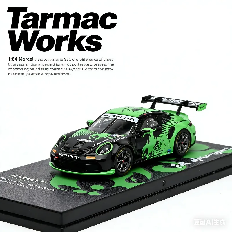 

TW 1:64 911 GT3 Cup 992 Cast Alloy Static Racing Car Model, Boys' Holiday Gift Toy, Adult Collection Decoration Item.