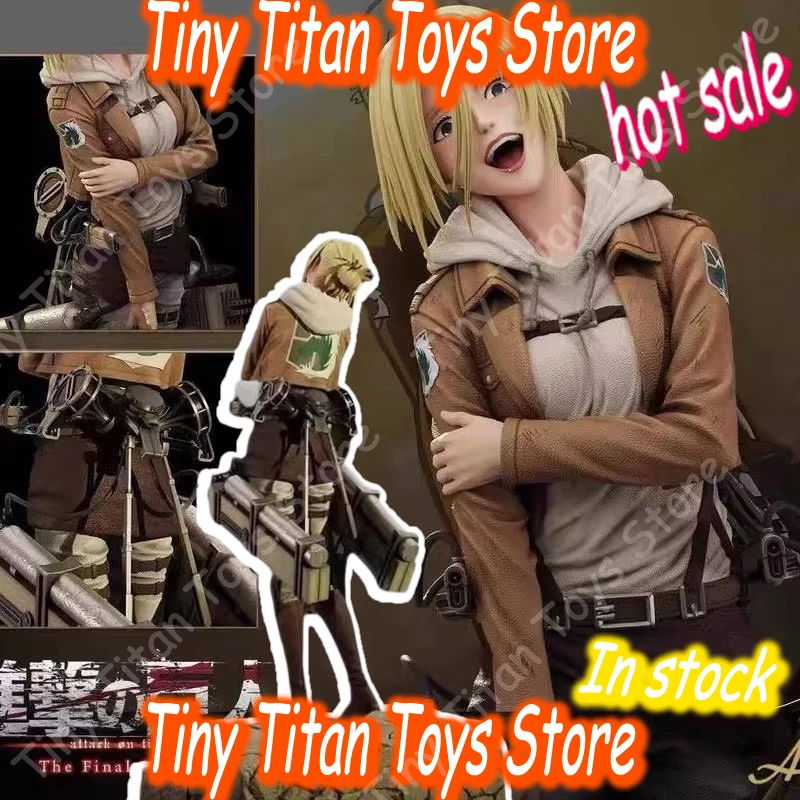 

Коллекционная фигурка Bandai GK: Атака Титанов, Энни Леонхарт. Аниме-статуэтка, украшение для рабочего стола, подарок для фанатов аниме.