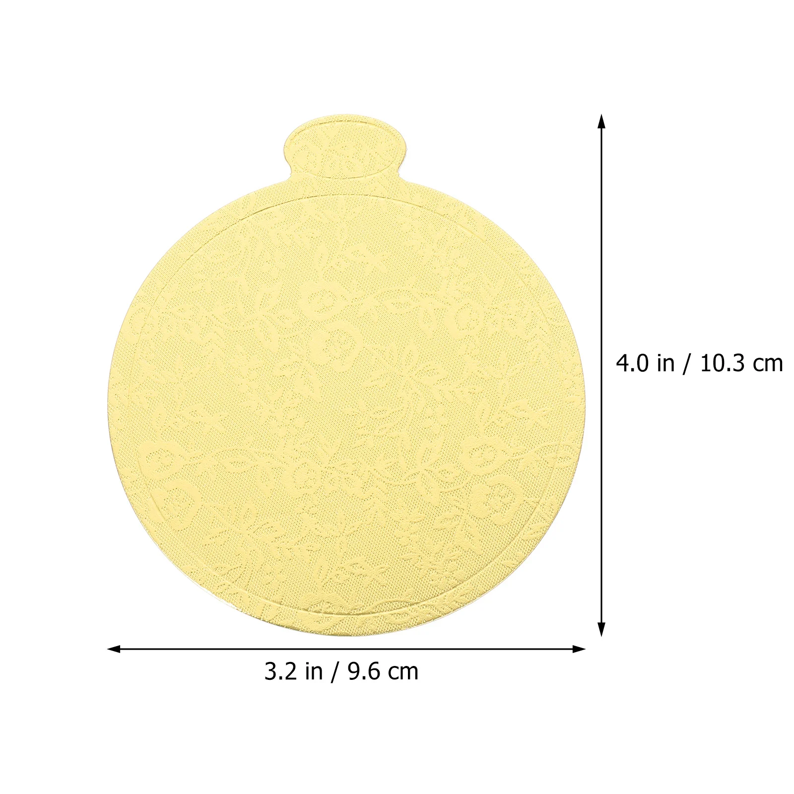 

100Pcs Gold Paper Cake Boards Food Grade Greaseproof Cake Bottom Bases for Home Dessert Shop Restaurants Dessert Boards