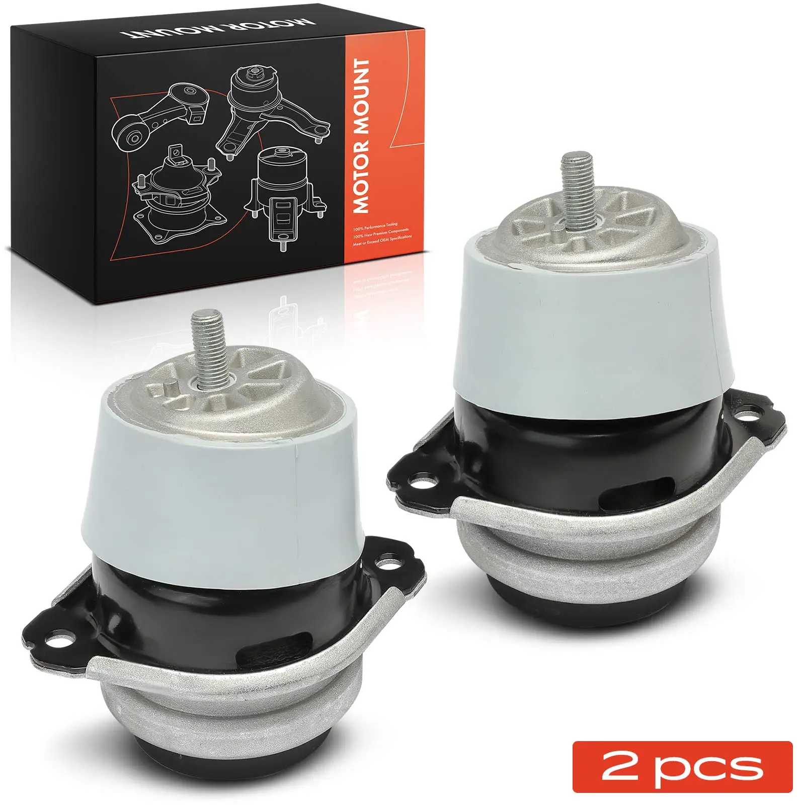 Frankberg 2x motoronderdelen voorzijde links rechts voor VW Touareg 7L6 Audi Q7 4LB Porsche Cayenne 1137817 A6987 6799331 22316771219