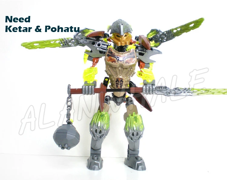 3 tipi Bionicle Unity Mask Uniter of Jungle Stone Water Lewa Pohatu Gali Soldier 610 Building Block giocattoli compatibili con il modello