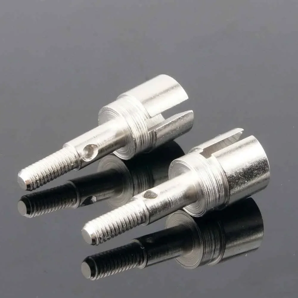 Rc 2PCS 02033 Metal Wheel Axle For 1/10 HSP 94107 94108  94111 94123 Spare Parts