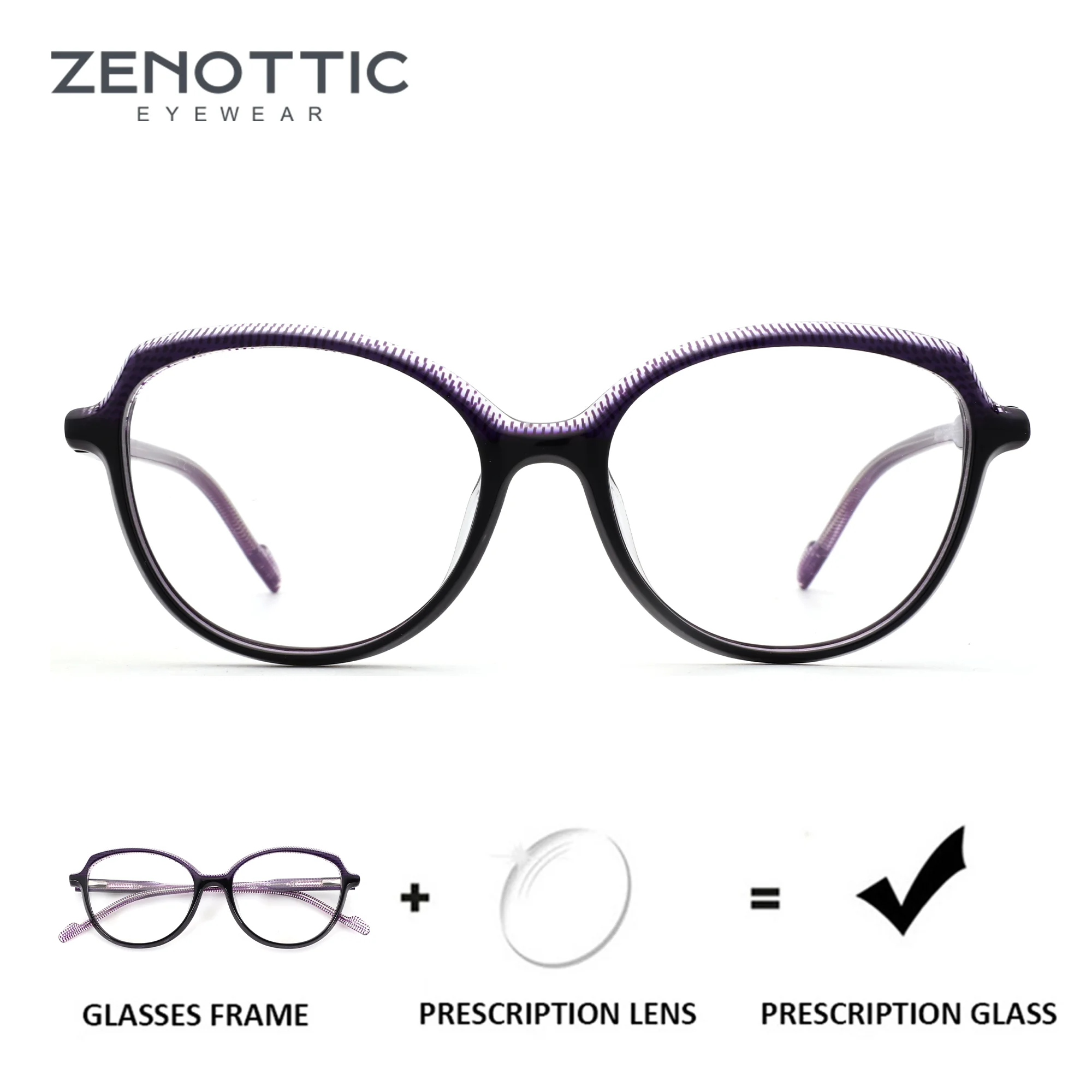 

ZENOTTIC (размер XS) очки по рецепту с бабочкой, модные ацетатные прогрессивные оптические очки с защитой от синего света для женщин