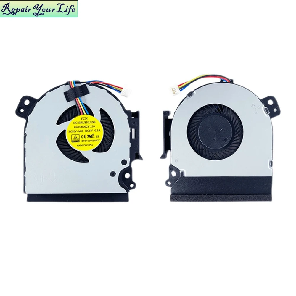 

New Computer Cooling Fans CPU Cooler for Toshiba A50-C A50-F R50-C R50-B L50-D DFS160005040T G61C0002Y210 FGHV-A00 Fan Radiator