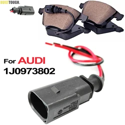 For AUDI A1 A2 A3 A4 A5 A6 A7 A8 S3 S4 S5 S6 S8 Q2 Q3 Q5 Q7 R8 RS3 RS4 Brake Pad Wear Connector Plug Prewired 1J0973802