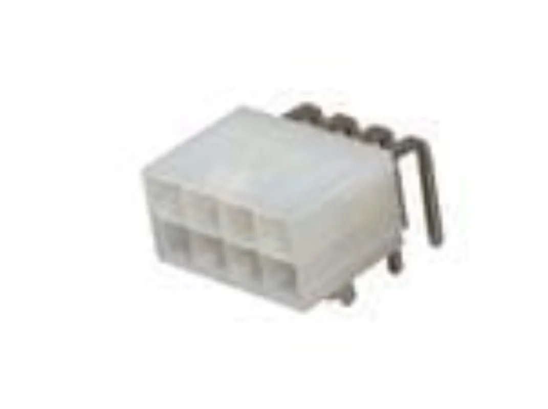 (5-20pcs) 0039301080 MOLEX Mini-Fit Jr. Header Dual Row Right-Angle Snap-in Plastic Peg PCB Lock 8 Circuits Nylon 6/6 39301080