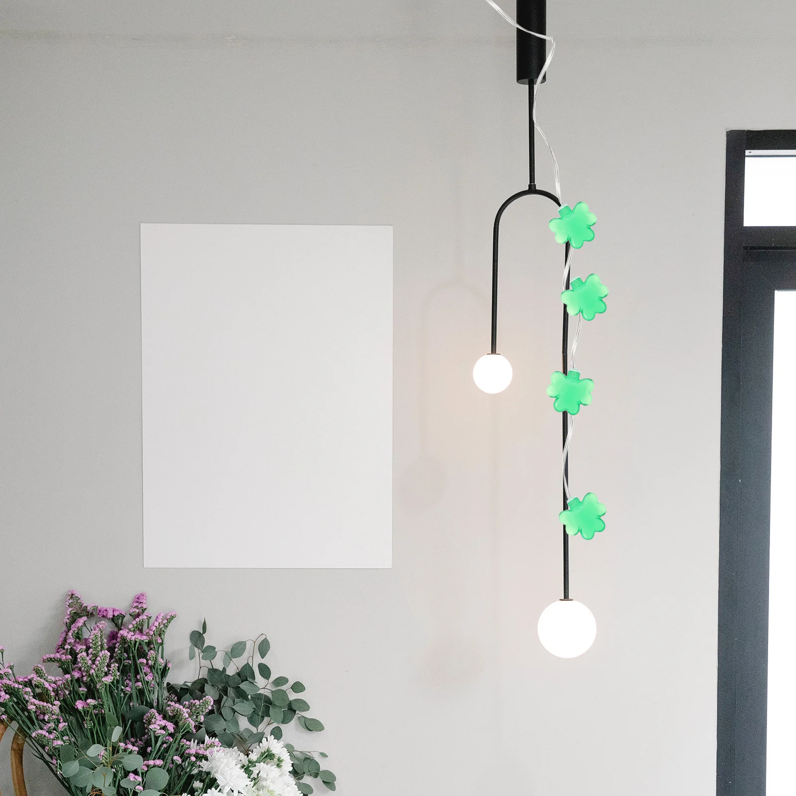 

20 шт. клеверный светодиодный абажур, декоративный чехол для лампы, износостойкий гирляндный светильник, аксессуар для дома, вечеринки, общежития, отеля, праздничный DIY