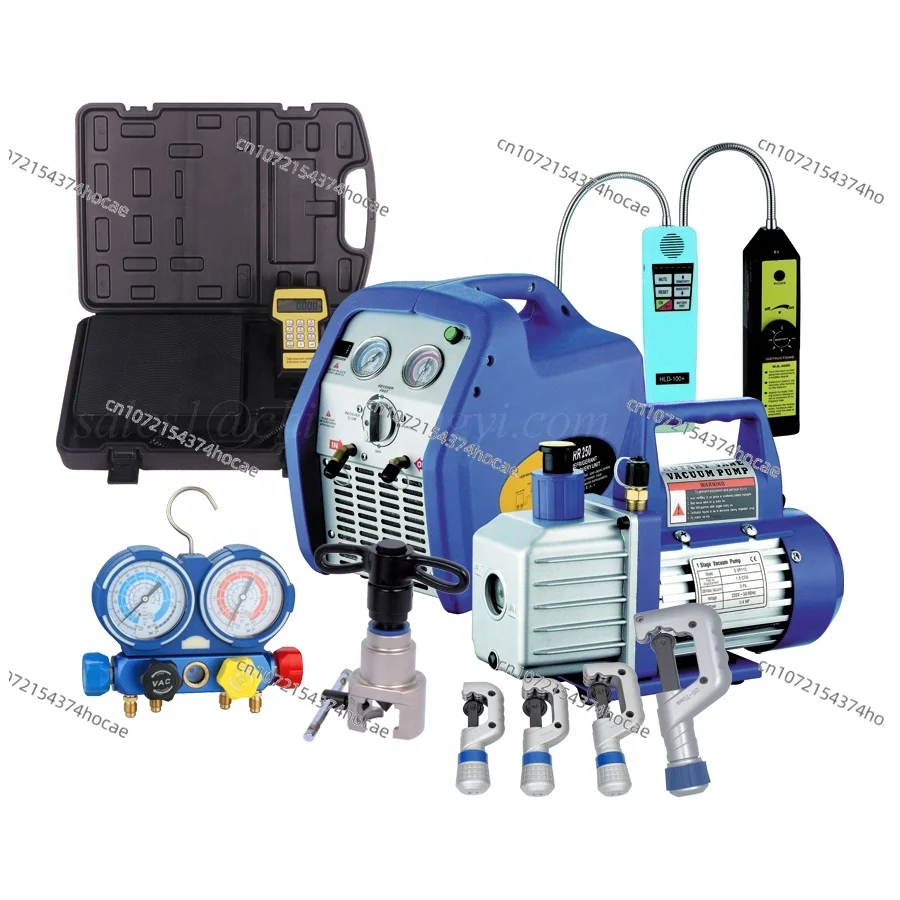 

Машина для восстановления вакуумного насоса хладагента, электронные весы, коллекторный измеритель, машина для резки труб, инструмент для ремонта кондиционера