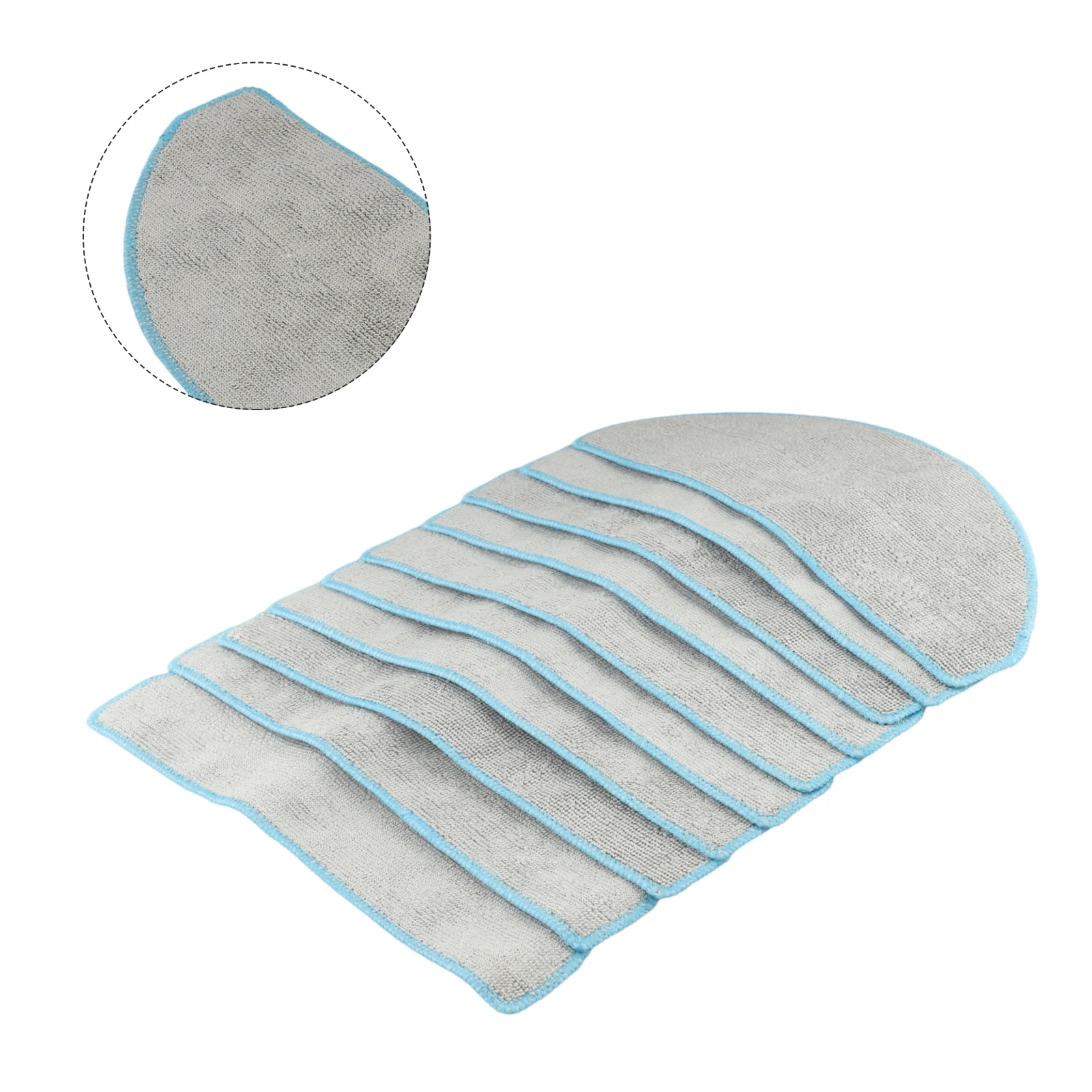 Imagem -02 - Kit de Substituição de Pano de Esfregão de Microfibra para Roomba Combo Essencial 10 Pacote Almofadas de Limpeza Laváveis Reutilizáveis para Robô Aspirador de pó