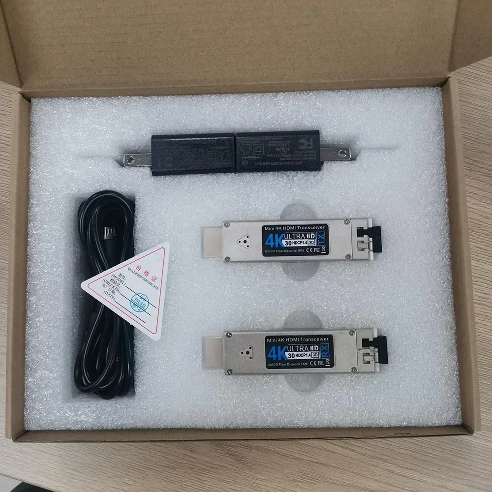 المبيعات الساخنة عبر الحدود 4K جهاز إرسال واستقبال ألياف الفيديو الصغير لا تأخير فقدان موسع على جهاز إرسال واستقبال الألياف البصرية #5
