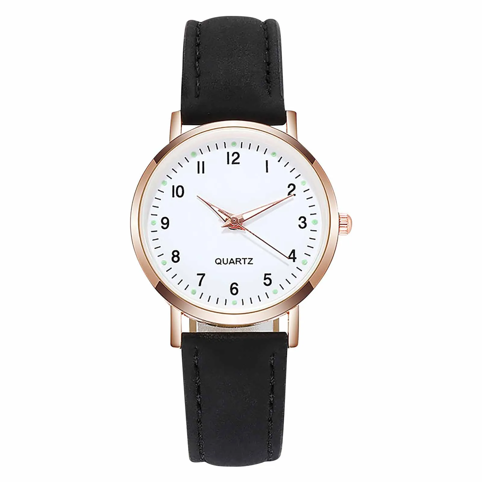 Ladies Luminous Quartz Watch, Digital  Leather Watch Ladies Quartz Watch