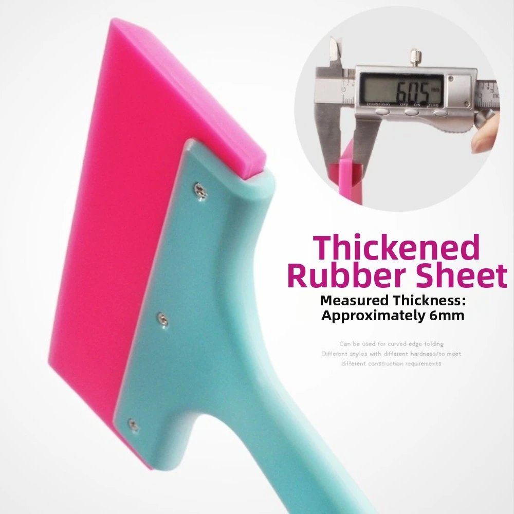 Soft Silicone Long Handle Squeegee Anti-Scratch Design Professional Grade Window Tint Squeegee Water Wiper Function