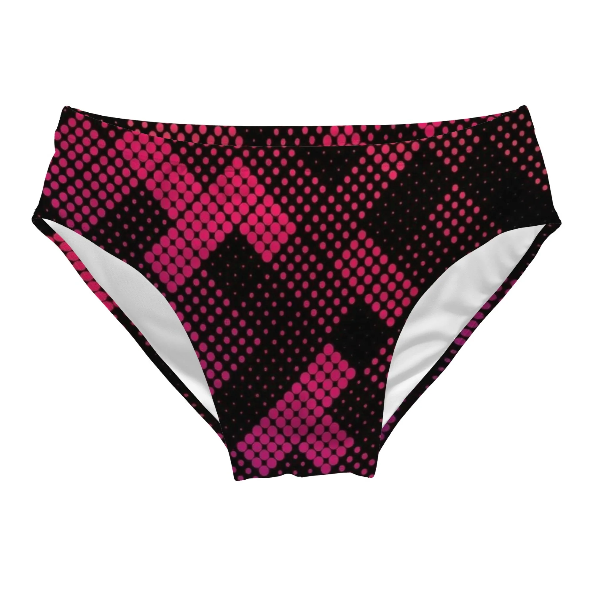 Matrix Swim Trunks Comfortable Non-slip Skin-friendly Men's Triangle Swim Trunks Island Vacations Surfing Bathing Novel Swimwear