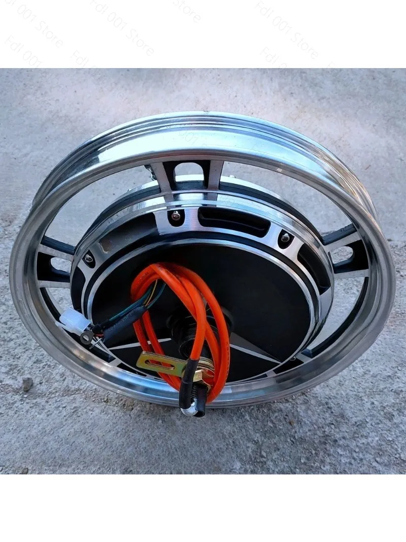 2026 16 Inch Electric Vehicle Motor 36V 48V 350W 500W High Power Modification Motor with Drum Brake & Expansion Brake