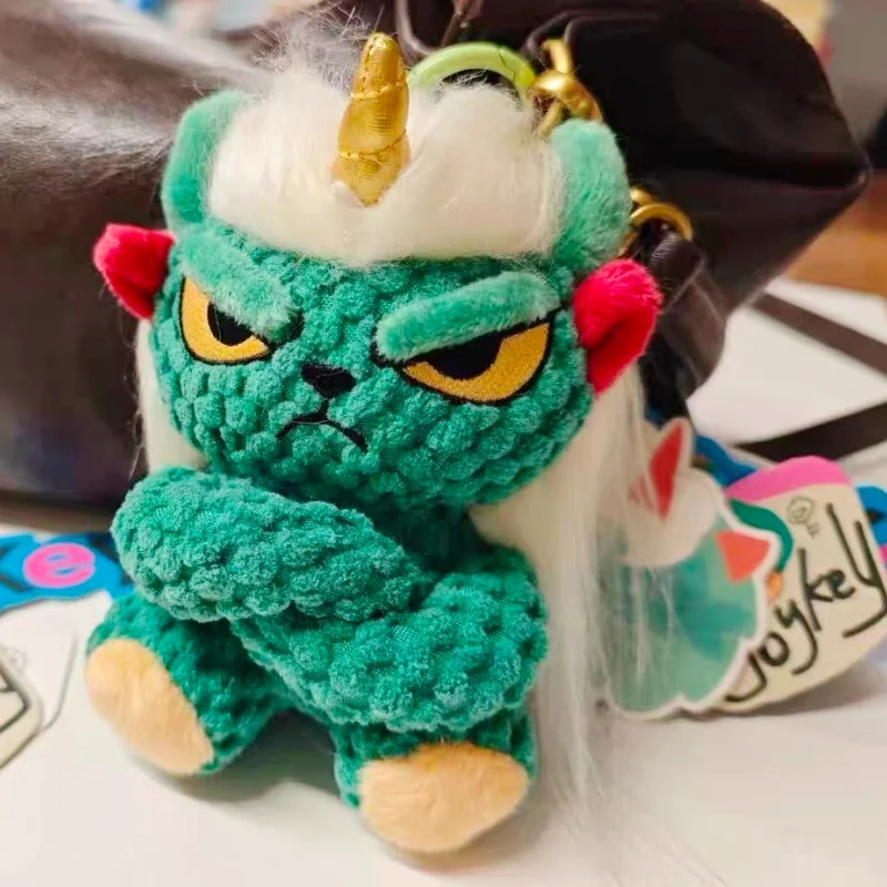 

Genuine Joykey Angrybaby Unicorn Plush Christmas Doll Cartoon Holiday Decoration Doll Festive Keychain Christmas Gifts Xmas Toys