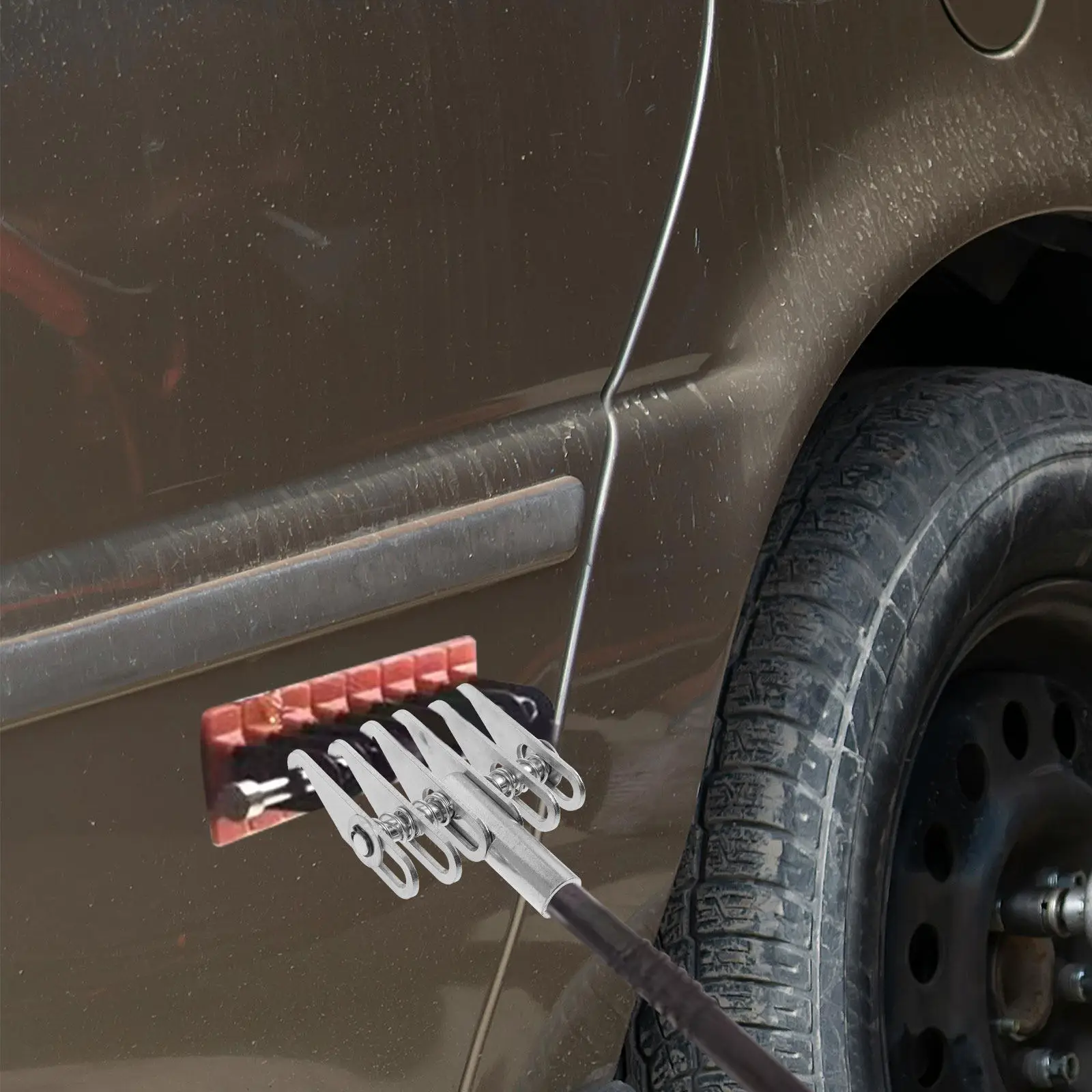 6-Claw Automotive Dent Puller Kit User Friendly Dent Removal Tool for Car Owners and Mechanics Body Repair Maintenance