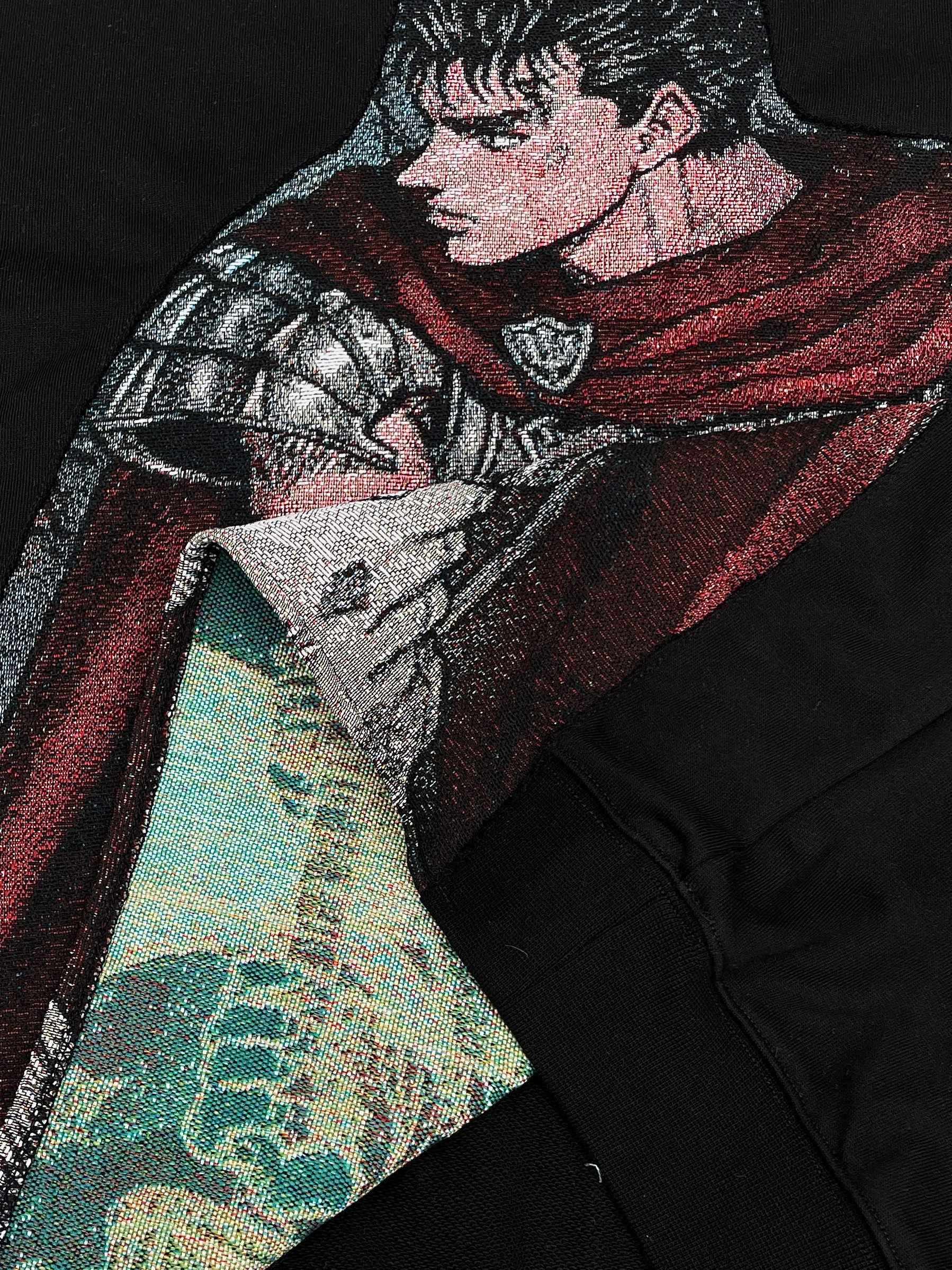 Berserk Guts Y2K Anime Manga Grafik Rundhals-Sweatshirt für Männer und Frauen Vintage Streetwear Pullover – Detail 4