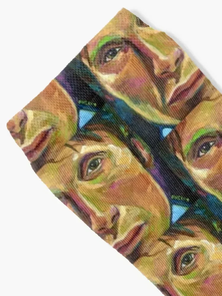 Mads Mikkelsen as Hannibal Lecter Socks Sports winter gifts Novelties Male Socks Women's