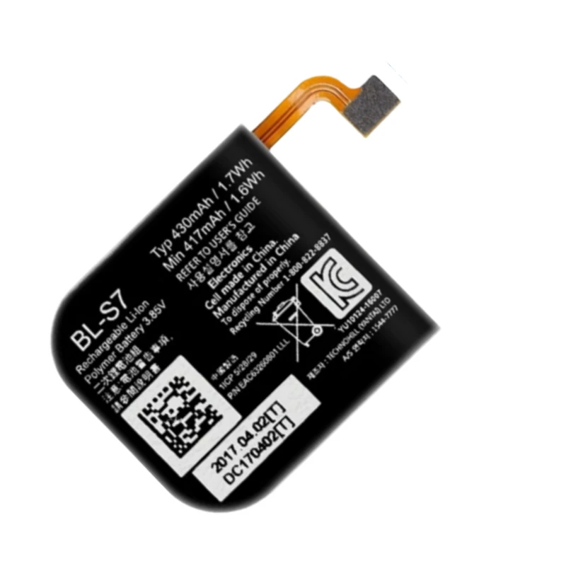 High Quality BL-S7 Replacement Watch Battery 3.85V 430mAh For LG Watch sport W281 W280W280A(AT&T) Brand New