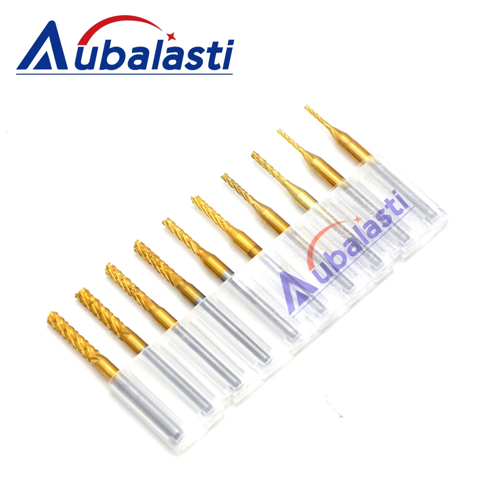 CNC Machine Router Bit Mini PCB Carbide End Mill Tools 3.175 Diameter Cutting Bits CNC Milling Cutters Kit & cnc cutter milling