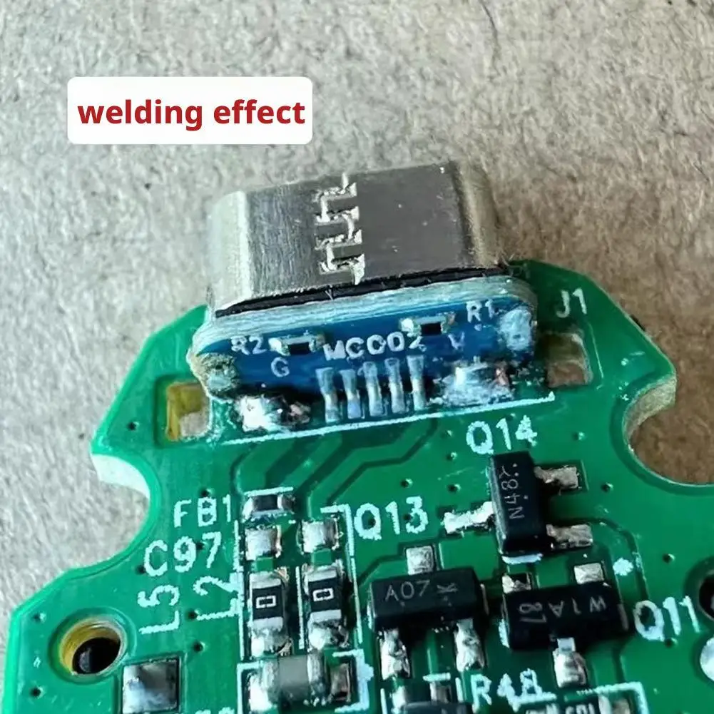 10 قطعة M85K مايكرو USB إلى نوع C لوح مهايئ لتقوم بها بنفسك إصلاح وتعديل الملحقات دعم الشحن ونقل البيانات USB2.0